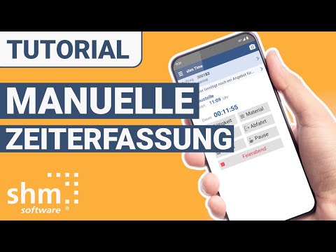 shm Time - Die Zeiterfassungs-App (Arbeitszeiterfassung, manueller Modus)