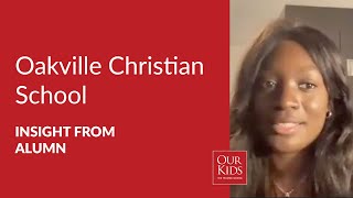 Oakville Christian School (OCS), Alumnus Video Review from Mowa Ayibiowu