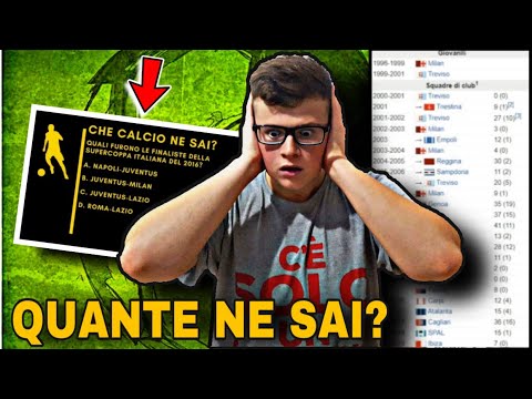 Ho PARTECIPATO ad un QUIZ di CALCIO ed ecco QUANTE ne ho INDOVINATE!!!