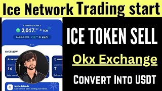 iCE Token Sell ON OKX Exchange | Okx Ice Coin Trading, Ice Network Profit