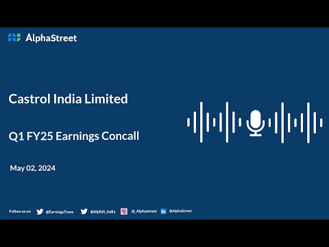Castrol India Limited Q1 FY2024-25 Earnings Conference Call