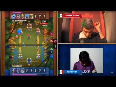 Adrian Piedra vs Pompeyo4   Crown Championship LATAM   Semana Cinco   Clash Royale   Español 1
