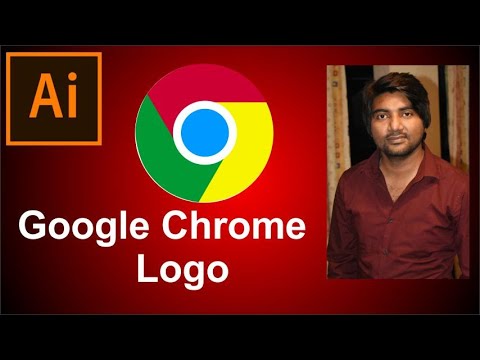 Google Chrome logo in illustrator