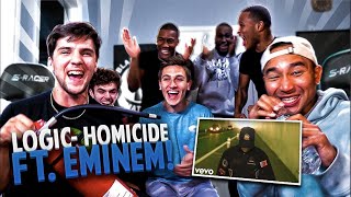 First Time Hearing &quot;Homicide&quot; Logic ft. Eminem