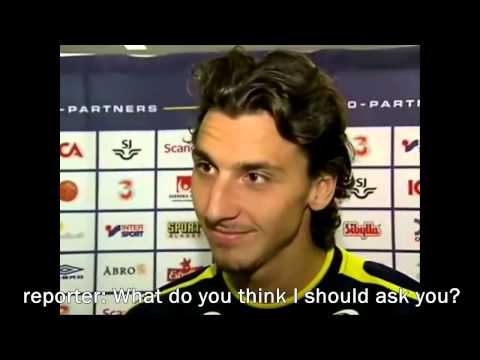11 intervjuer med Zlatan Ibrahimovic