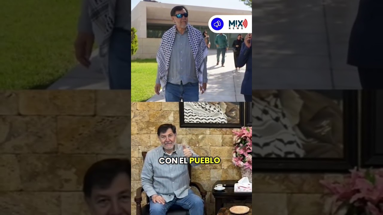 😢 Desde Palestina, el senador Gerardo Fernández Noroña rompió en llanto