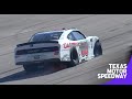 David Starr tire blows out at Texas