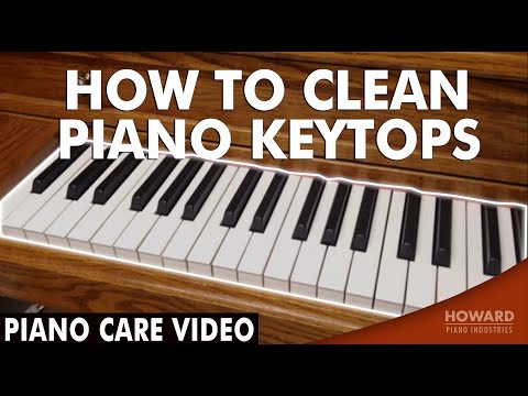 How To Clean Piano Keytops - Piano Tuning & Repair I HOWARD PIANO INDUSTRIES