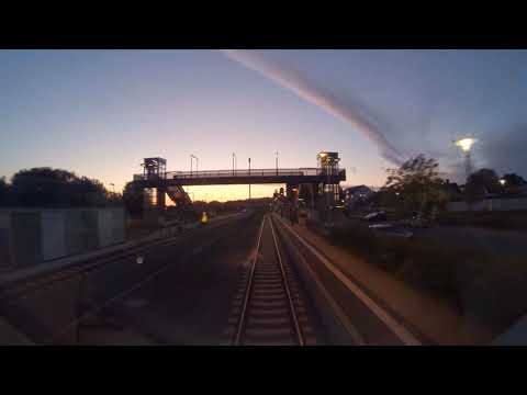 Die morgendliche Führerstandsmitfahrt von Alzey nach Mainz