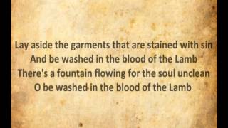 Are You Washed In The Blood with Lyrics