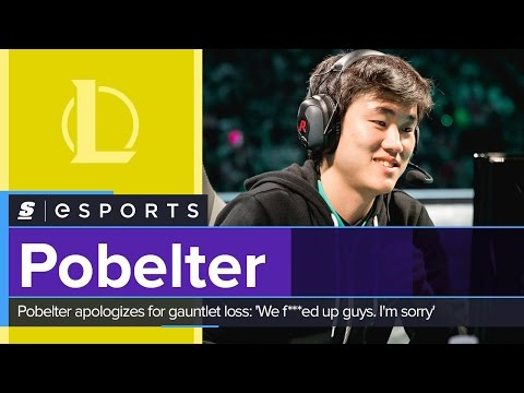 Pobelter apologizes for gauntlet loss: 'We f***ed up guys. I'm sorry'