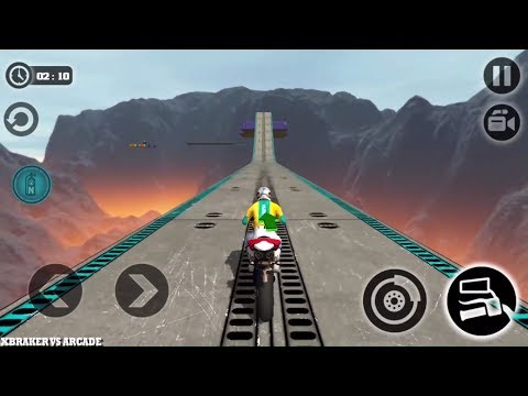 Impossible Motor Bike Tracks New Motor Bike Unlocked Android GamePlay