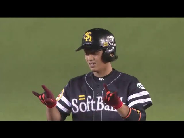 【3回表】ホークス今宮 タイムリー2塁打で先制!! 2014/8/22 M-H