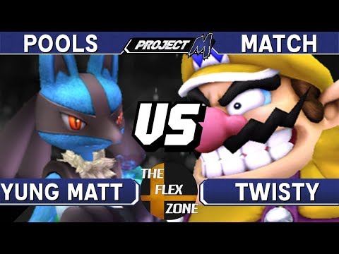 Project M - Yung Matt (Lucario) vs Twisty (Wario) - TFZ3 Pools Match
