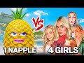 Sir Pineapple 1v4 S E GIRLS TILL HE LOSES