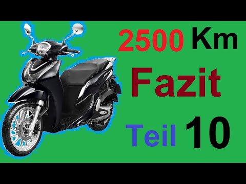 Honda SH Mode 125 - 2500 km Fazit Deutsch 125er Motorroller 2021 Roller A1 B196 Scooter 125ccm