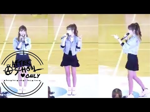 170924 Jungah(정아) feat. J-STAR(제이스타) - Spring, Summer (봄, 여름 그 사이) live @ Hope Basketball 2017