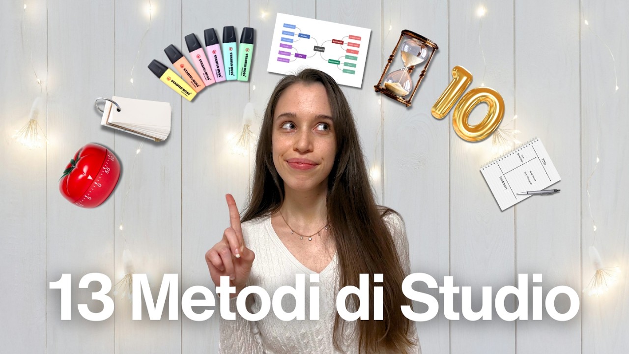 Non riesci a studiare? 13 metodi di studio da provare 📖🌈