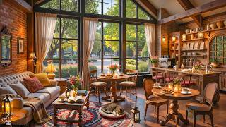 Cozy Morning Café Jazz ☕– Soft Background Jazz Melodies Bringing Peace and Lucky Moments