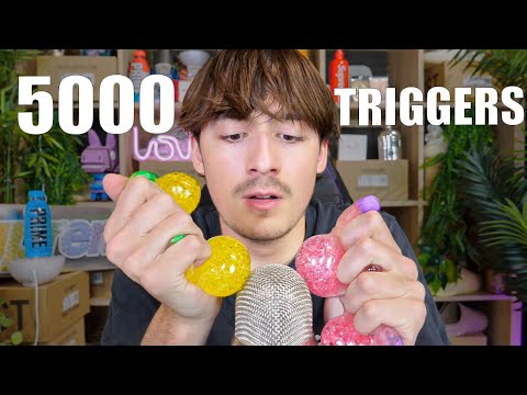 ASMR 5000 TRIGGERS IN 10 MINUTES