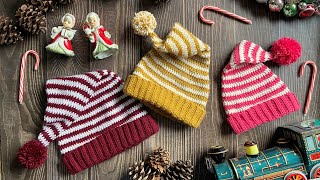 Crochet Christmas Elf Hat