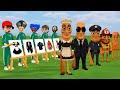 Scary Teacher 3D Vs Squid Game Draw Dressing Room Tung Tung Tung Sahur Brainrot Challenge
