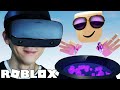 I played Roblox Vibe VR world! (with facecam)