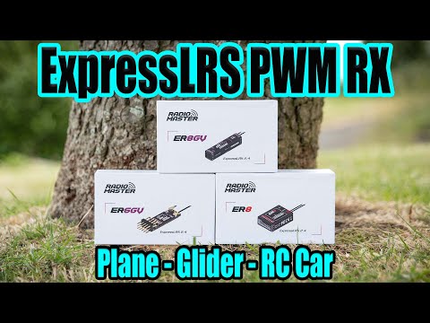 Radiomaster ExpressLRS ER Series PWM Receivers For Car, Glider or Plane