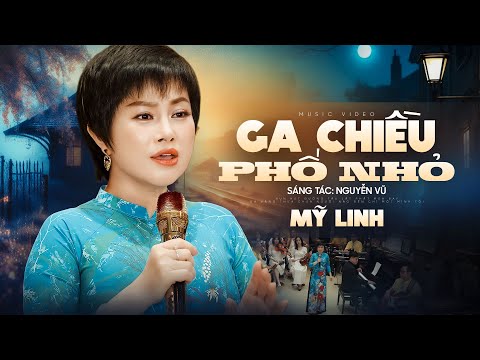 Ga Chiều Phố Nhỏ - Mỹ Linh | Buồn muốn khóc trong mưa bay chiều nay