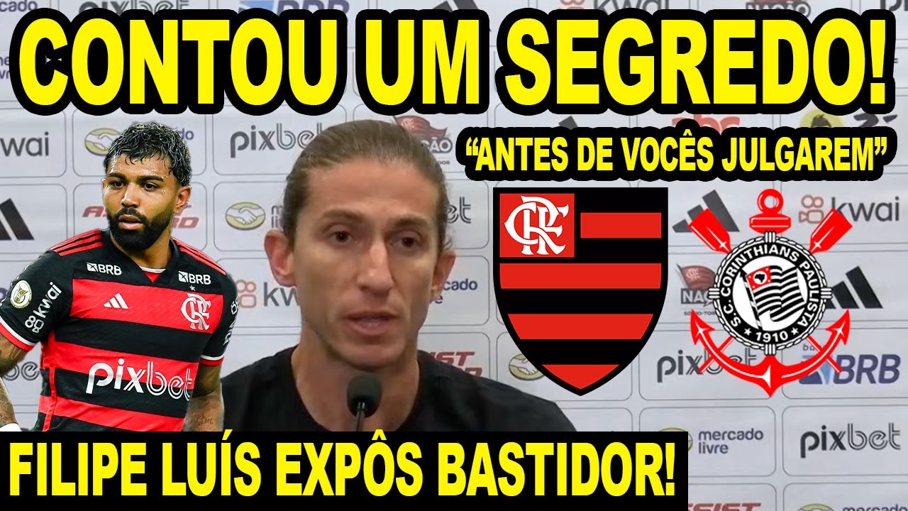 FILIPE LUIS DESABAFOU E EXPÔS BASTIDOR! “ANTES DE VOCÊS JULGAREM ENTENDAM” COLETIVA MENGÃO PÓS JOGO!