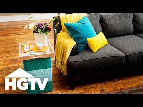 Easy Does It: DIY Milk Crate Storage Table | HGTV