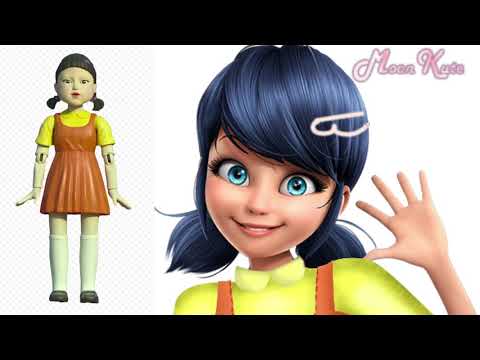 If Marinette Ladybug DRESSES as Squid Game doll ? Marinette GLOW UP