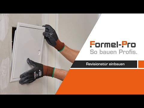 Formel-Pro Trockenbau: Revisionstür einbauen