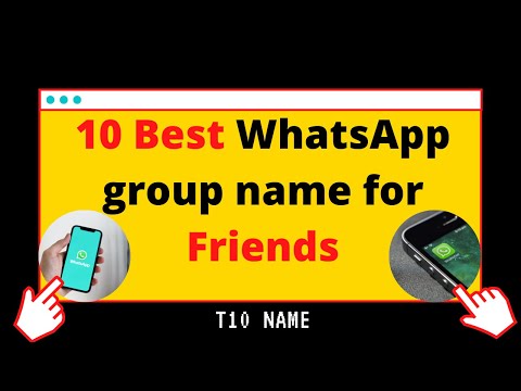  Names for group of friends on whatsapp