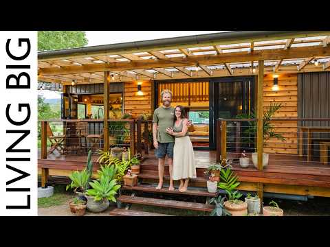 This Spectacular HUGE Tiny House Allows a Family of Four to Thrive