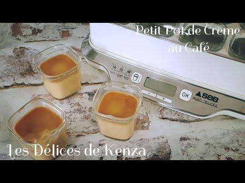 Petit Pot de Crème au Café avec la Yaourtiere Multidelices Seb