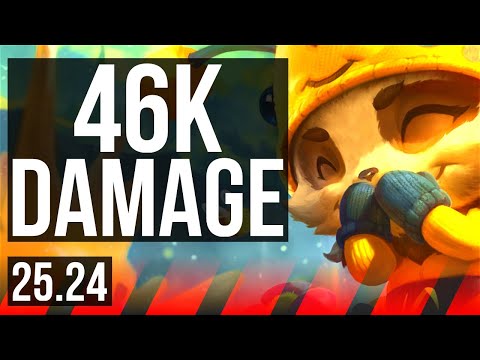 TEEMO vs IRELIA (TOP) | 46K damage | NA Challenger | 25.24