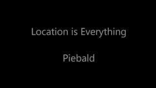 Piebald - Location is Everything (lyrics on screen)
