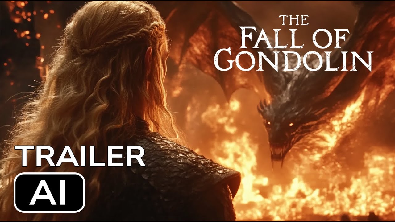 The Fall of Gondolin (AI Teaser Trailer)