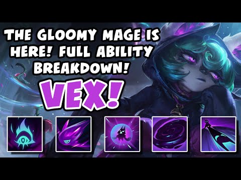 VEX'S ABILITIES REVEALED! FULL ABILITY BREAKDOWN! - Vicksy | League of Legends
