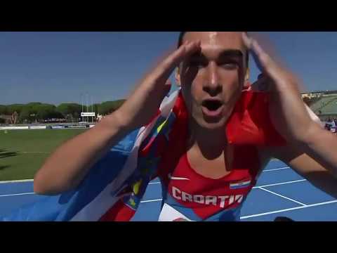 European Junior Championships 800m final - Marino Bloudek - Croatia