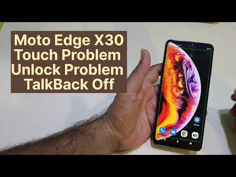 Moto Edge X30 Touch And TalkBack Problem Fix | Unlock Problem Fix