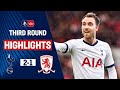 Hard Fought Victory Sees Spurs Through | Tottenham Hotspur 2-1 Middlesbrough | Emirates FA Cup 19/20