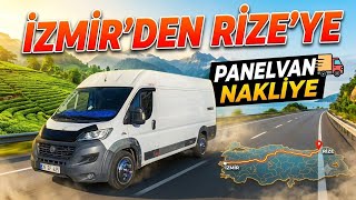 3 Gece 4 Gün İzmir - Rize Panelvanla Nakliye ✅ #nakliye #anlacky #pane