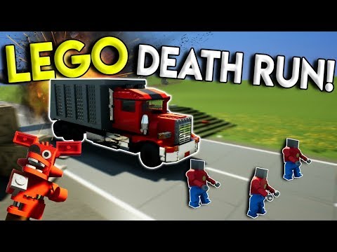 ULTIMATE LEGO DEATH RUN SURVIVAL CHALLENGE! - Brick Rigs Multiplayer Gameplay - Lego Obstacle Course