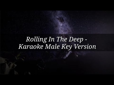 Rolling In The Deep - Karaoke Male Version