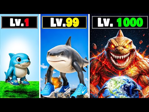 Level 1 to Level 1000 TRALALERO TRALALA in GTA 5