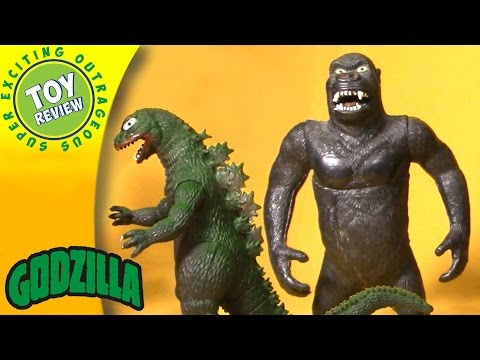 Godzilla & King Kong - 1985 Imperial with 80's VHS home movies - Toy Review