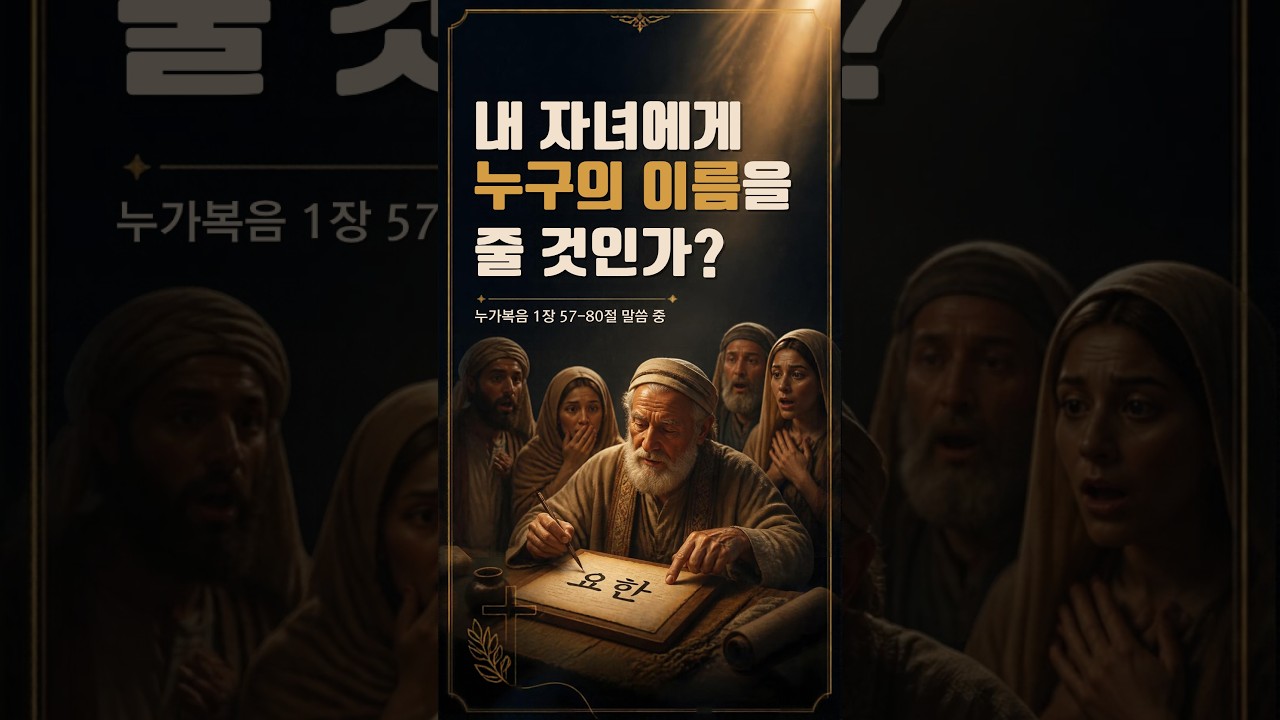 내 자녀에게 누구의 이름을 줄 것인가? 영상 썸네일