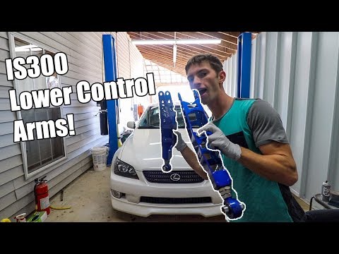 Installing Lower Control Arms On the Is300!